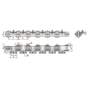 αλυσίδα μεταφοράς πλυντηρίου μπουκαλιών