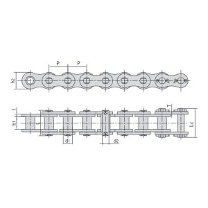 τεχνικός πίνακας αλυσίδας θάμνων