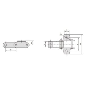 Αγροτική αλυσίδα από χάλυβα τύπου C και CA