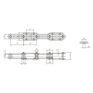 αλυσίδα μεταφοράς για ανελκυστήρα