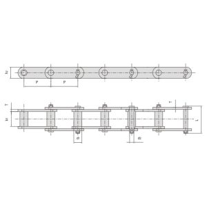 αλυσίδα από χάλυβα μηχανικής