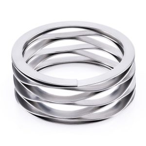 ελατήριο πολλαπλών στροφών με άκρα με ροδέλες