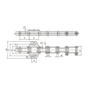 Αλυσίδα γεωργικών μηχανημάτων με O-ring