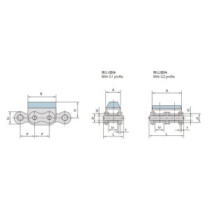 ελαστική αλυσίδα με πλάκες