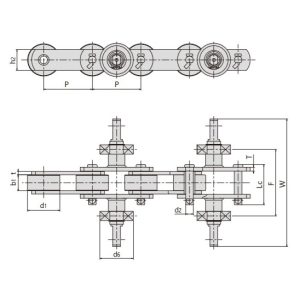 αλυσίδα μεταφοράς με λαστιχένια γάντια