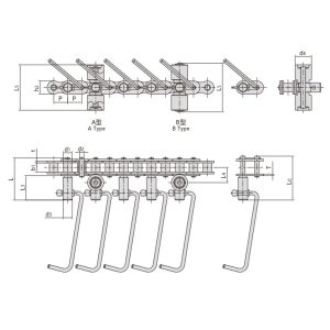 αλυσίδα μεταφοράς γραμμής παραγωγής λουκάνικων