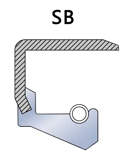 SB type skeleton oil seal