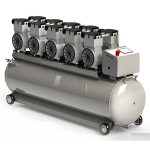 οδοντιατρικός ηλεκτρικός αεροσυμπιεστής χωρίς λάδι