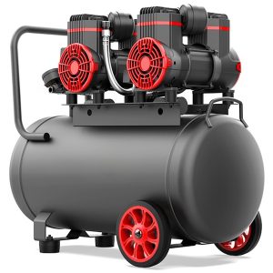 εναέριος αεροσυμπιεστής διπλής κεφαλής χωρίς λάδι