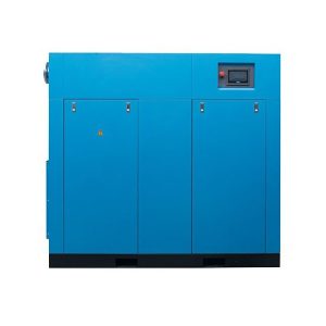 Μόνιμος μαγνήτης VFD δύο σταδίων κοχλιοφόρος αεροσυμπιεστής